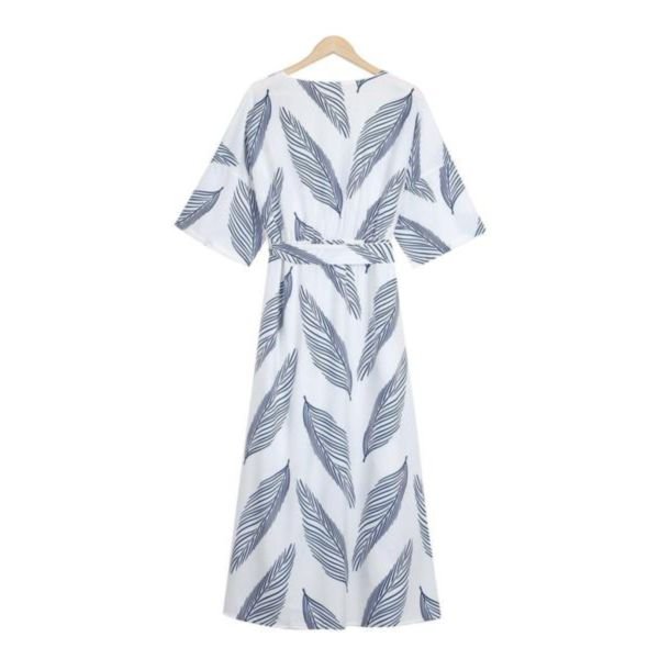 Up and Away Feather Print Dress