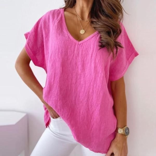 The Basic Slouchy V-Neck Classic T-Shirt