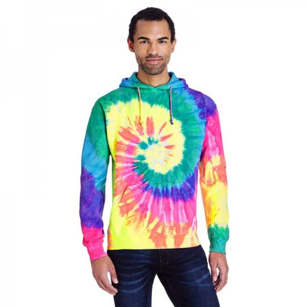 Tie-Dye Pullover Hoodie