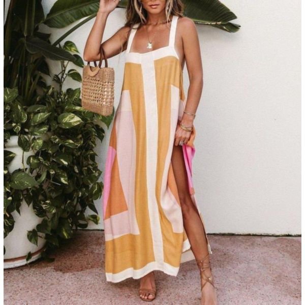 Poolside Glamour Maxi Dress