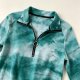 Fresh V-Neck Green Print Top
