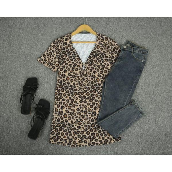 Hot Safari Nights Leopard Print Top